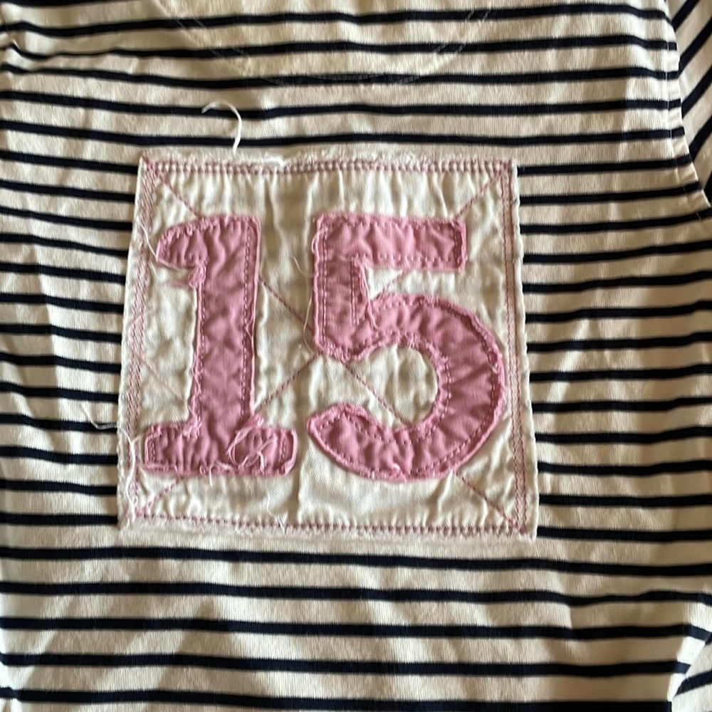 Joules Pink and Striped Polo - Picture 4 of 5